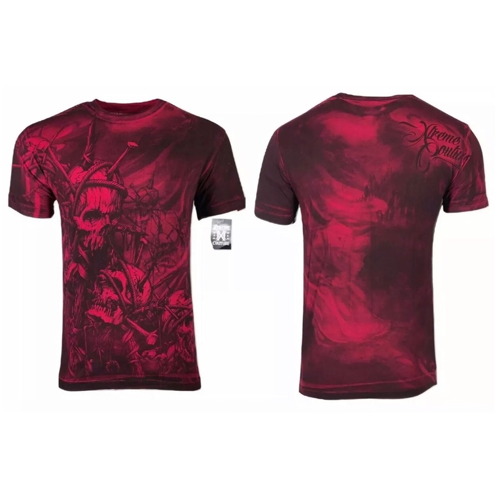 XTREME COUTURE by AFFLICTION Men T-Shirt HEADHUNTER - Picture 2 of 8